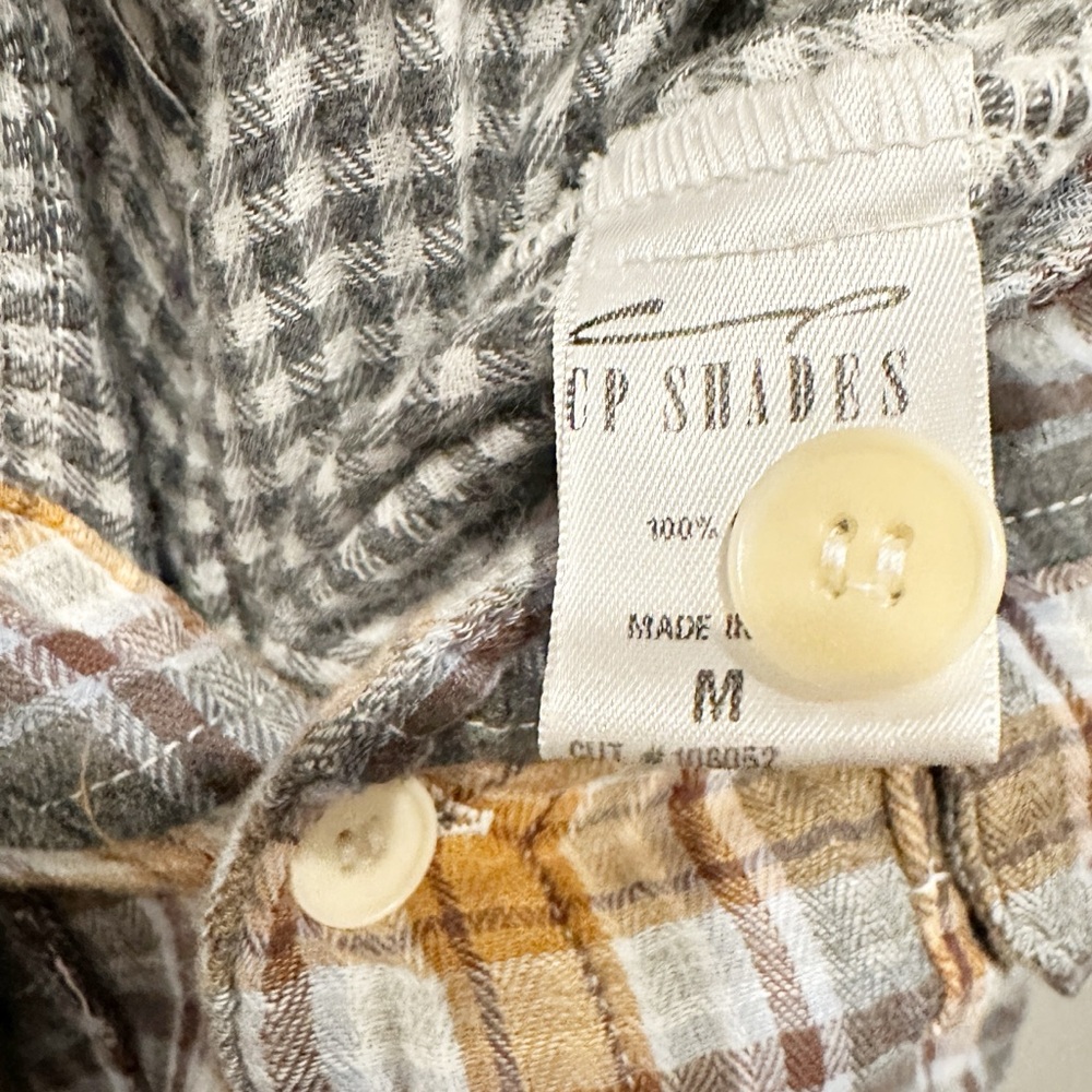 Free People x CP Shades Marci Plaid Coveralls Size Medium - Picture 11 of 11